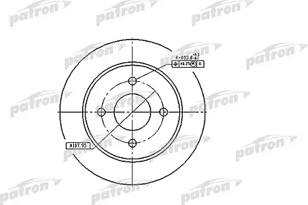 PBD2623 Диск тормозной