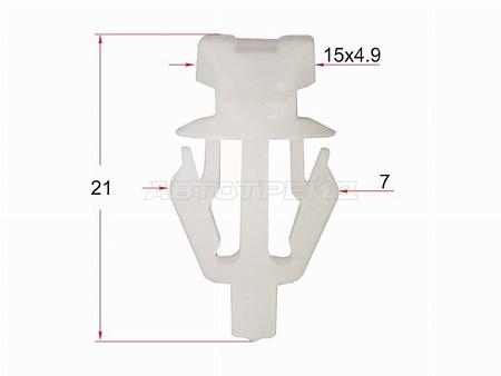 Клипса универсальная фиксатор (1 шт.)