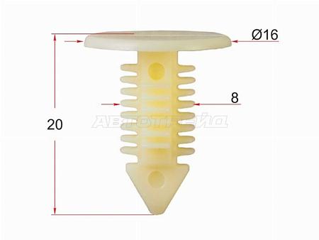 Клипса обшивки GM (1 шт.)