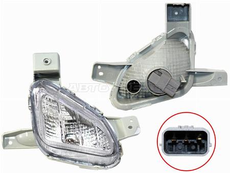 Фара противотуманная (Слева) Hyundai Sonata 17-19