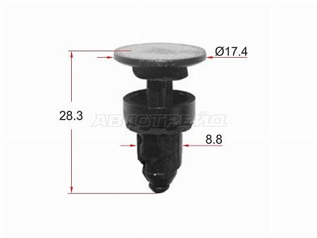 Клипса крепежная SAT ST-KJ-1069 (1 шт.)