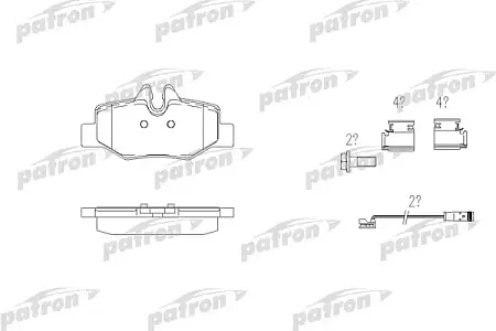 PBP1494 Колодки тормозные дисковые