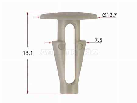 Клипса фиксатор HONDA (1 шт.)
