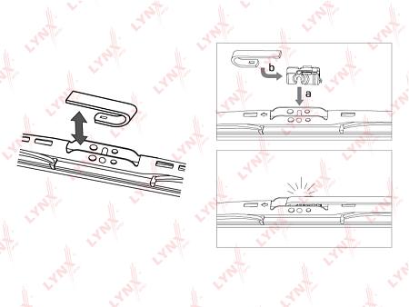 Щётка стеклоочистителя задняя, 280мм LR28F