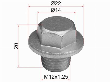 Пробка сливная TOYOTA MANY