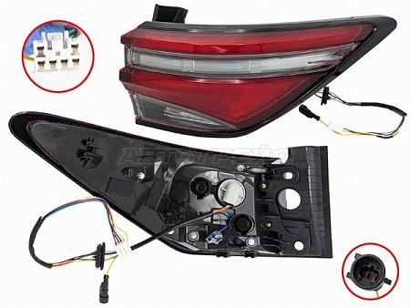 Фонарь задний Toyota Fortuner 20- (Справа)