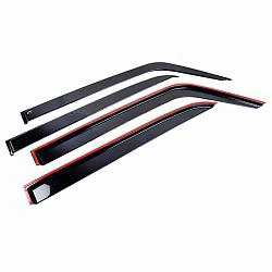 AZARD ДЕФ00020 Дефлектор на боковое стекло накладной ВАЗ 2101 2103 2105-07 оргстекло 4шт DEF00020