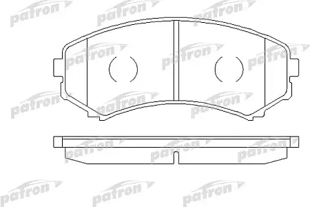 PBP1603 Колодки тормозные дисковые
