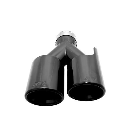 Насадка BMW M-style 90x2 мм черный хром mt336r