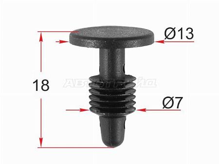 Клипса обшивки кузова FORD (1 шт.)