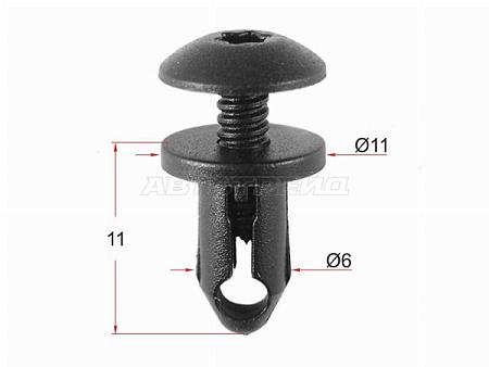 Клипса обшивки багажника GM (1 шт.)