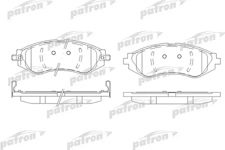 PBP1905 Колодки тормозные дисковые