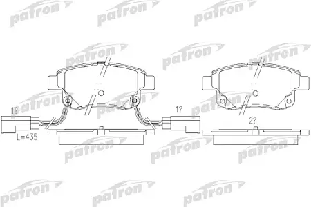 PBP1930 Колодки тормозные дисковые