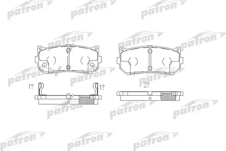 PBP1569 Колодки тормозные дисковые