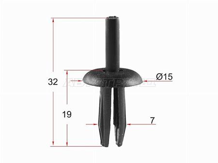 Клипса обшивки FORD (1 шт.)