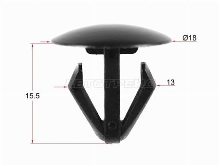 Клипса фиксатор MITSUBISHI (1 шт.)