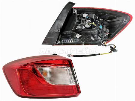 Фонарь задний Chevrolet Cruze 15-18 (Слева/ 4D SED)