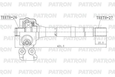PDS0559 Полуось
