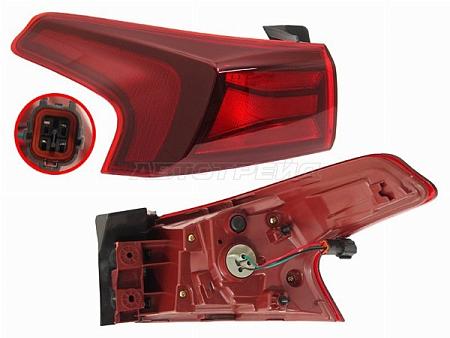 Фонарь задний Hyundai Santa Fe 18-21 (Слева)