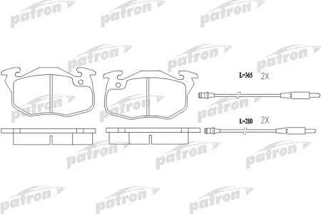 PBP730 Колодки тормозные дисковые