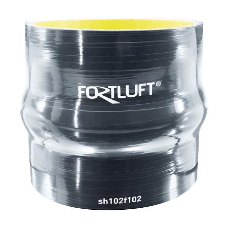 Силиконовый патрубок демпферный 102x100мм sh102f102