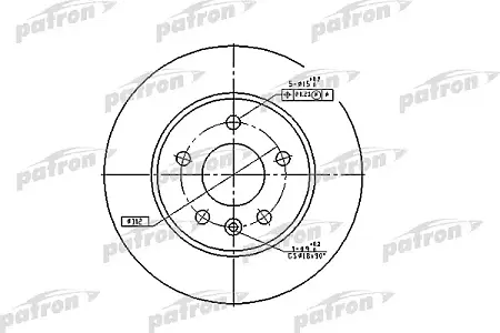 PBD2797 Диск тормозной