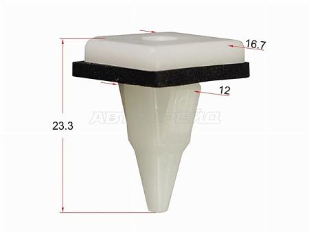 Клипса молдинга кузова MITSUBISHI (1 шт.)