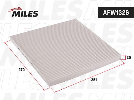 AFW1326 Фильтр салона NISSAN MURANO/TEANA 08-