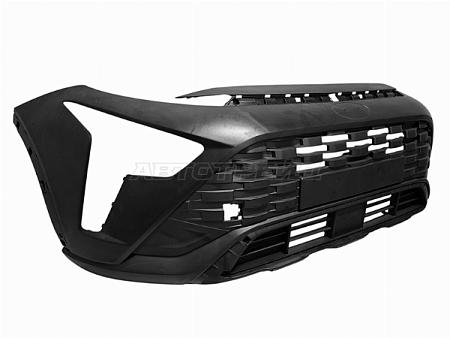 Бампер передний Hyundai Bayon 21- (С отверстием под крюк)