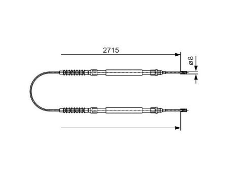 Трос стоян торм 1987482003