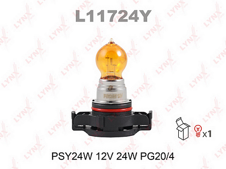 Лампа PSY24W 12V 24W PG20/4 L11724Y