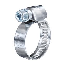 Хомут червячный 12-22 мм нержавеющая сталь (1 шт) 1222w2