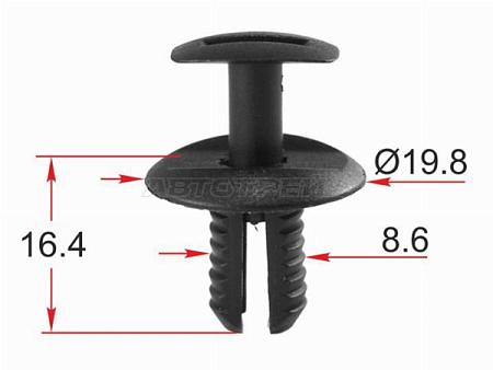 Клипса крепежная MERCEDES (1 шт.)