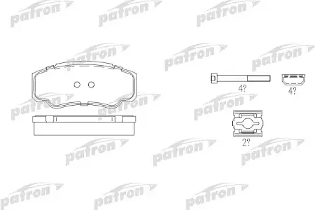 PBP1480 Колодки тормозные дисковые