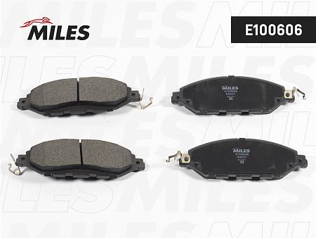 E100606 Колодки тормозные NISSAN PATHFINDER 14-/INFINITI QX60 12- передние SemiMetallic