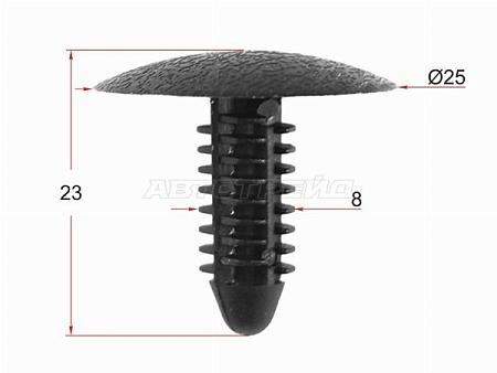 Клипса обшивки багажника GM/FORD (1 шт.)