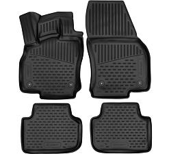 Коврики 3D в салон AUDI Q3 2018-  4шт. (полиуретан) ELEMENT3D02192210K