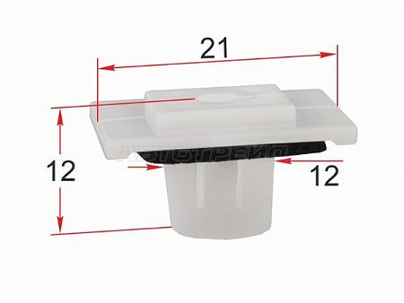 Клипса молдинга кузова HONDA (1 шт.)