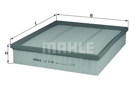 Фильтр воздушный VW AMAROK 2.0D 10- LX3138