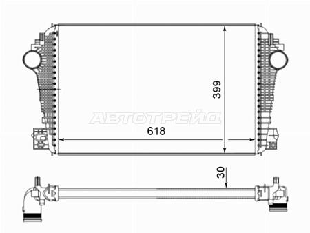 Интеркулер VOLKSWAGEN AMOROK 09-