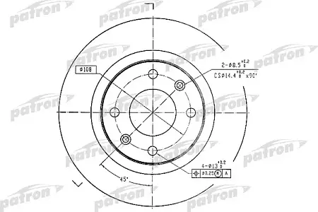 PBD1220 Диск тормозной
