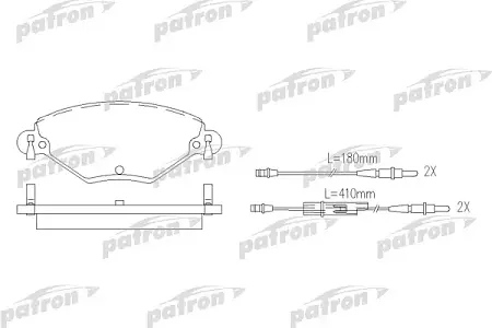 PBP1411 Колодки тормозные дисковые