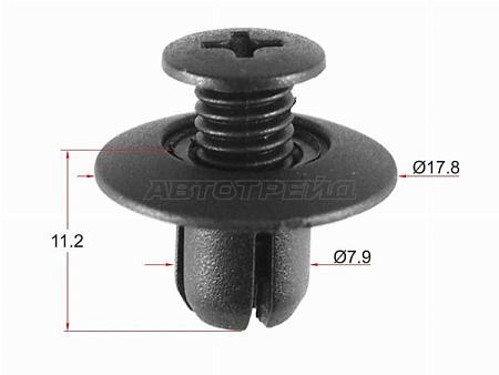 Клипса MAZDA (1 шт.)