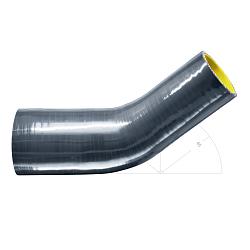 Силиконовый изгиб-переходник 50-63мм 45 градусов shb506345