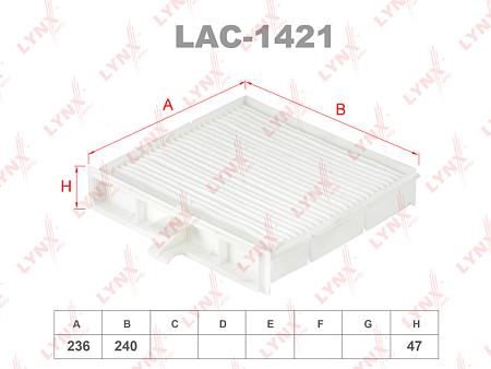 Фильтр салона RENAULT SCENIC II LAC-1421