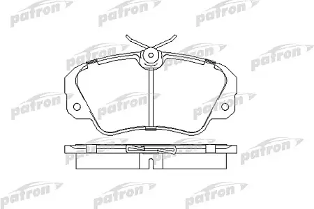 PBP686 Колодки тормозные дисковые