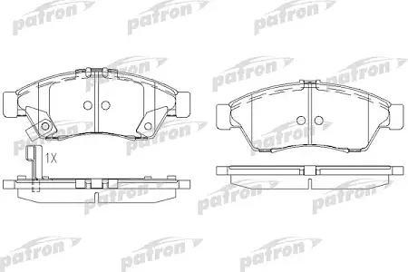 PBP1533 Колодки тормозные дисковые