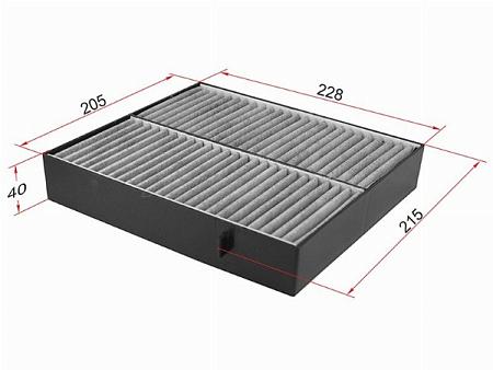 Фильтр салона MERCEDES ML W163 98-05 угольный