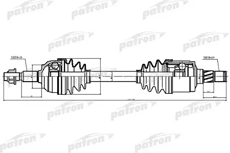 PDS0621 Полуось