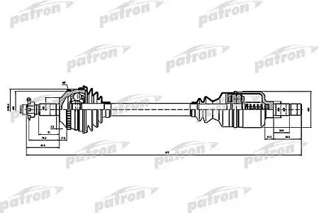 PDS0144 Полуось